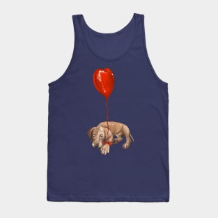 Valentine dog Tank Top